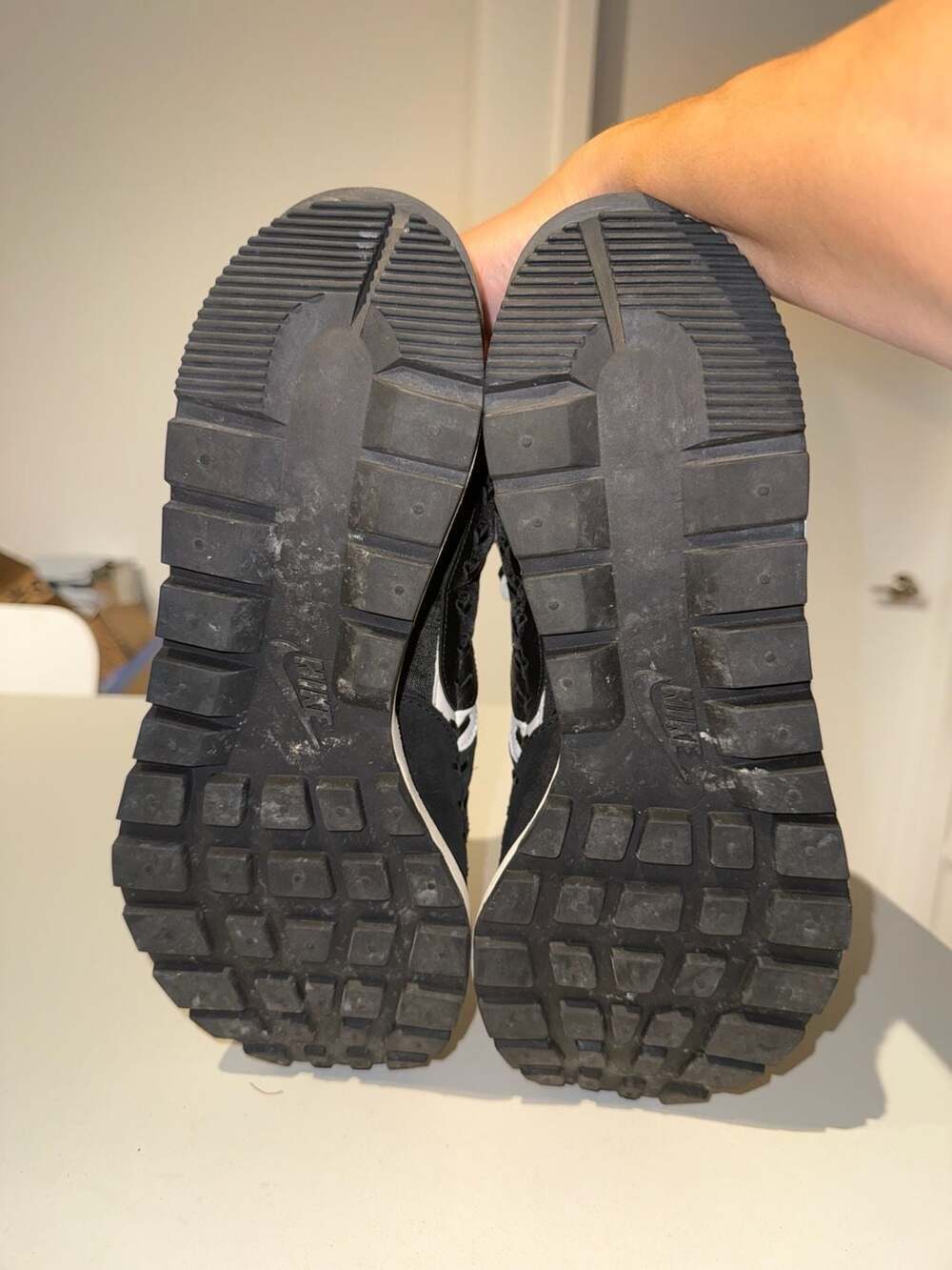 Nike x sacai x Jean Paul Gaultier VaporWaffle Black Size 10 - Picture 6 of 10